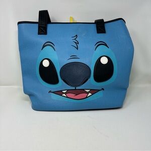 Loungefly Disney Stitch And Scrump Face 2 Sided Big Face Tote Bag Never used